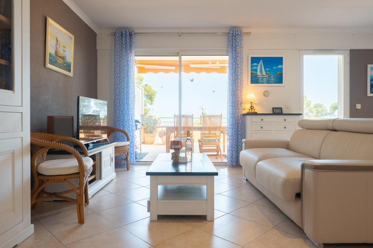 La Cle Vue Mer, Clim, Terrasse, Parking A Hyères المظهر الخارجي الصورة